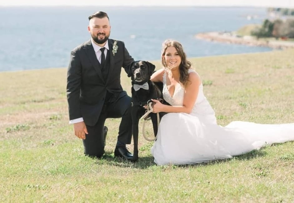 OntarioSPCA's tweet photo. #ICYMI here's an adorable #adoptionupdate - Barley:

"We can't thank you enough for bringing us together with our best friend and for all the work you do! He was also recently our 'dog of honour' at our wedding. THANK YOU."

Visit https://t.co/lgCUOOU2Kk

#iAdopt https://t.co/3u8QArd11P