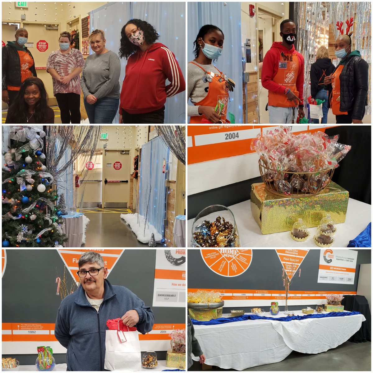 Andrea C (@acioc501) on Twitter photo Holidays at 126. Our amazing employee committee created a Winter Wonderland. Associates were treated to holiday sweets and everyone got a gift bag.
Happy Holidays!
<a href="/ldoneal42/">Larry D ONeal</a> <a href="/NormaCisco1/">Norma Cisco</a> <a href="/RettRasmusan/">Rett Rasmusan</a> @zach_tithof <a href="/JamesKimTHD/">James Kim</a> Holidays at 126. Our amazing employee committee created a Winter Wonderland. Associates were treated to holiday sweets and everyone got a gift bag.
Happy Holidays!
<a href="/ldoneal42/">Larry D ONeal</a> <a href="/NormaCisco1/">Norma Cisco</a> <a href="/RettRasmusan/">Rett Rasmusan</a> @zach_tithof <a href="/JamesKimTHD/">James Kim</a>