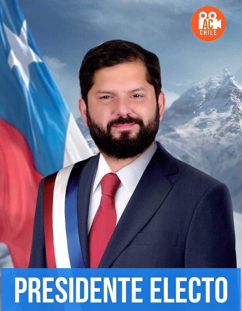 <a href="/gabrielboric/">Gabriel Boric Font</a> Ganaste porque sembraste la esperanza y siempre has privilegiado los acuerdos felicidades y te apoyaremos para que sea el gobierno en que se plasman los cambios que necesita chile para que haya más dignidad y justicia social , felicidades mi presidente