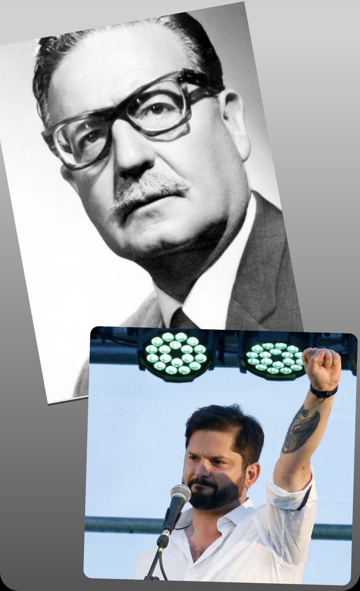«Sigan ustedes sabiendo que, mucho más temprano que tarde, se abrirán las grandes alamedas por donde pase el hombre libre para construir una sociedad mejor».
SALVADOR ALLENDE. 
¡Felicidades #Chile, Felicidades @gabrielboric !
✊🏻🇨🇱❤️