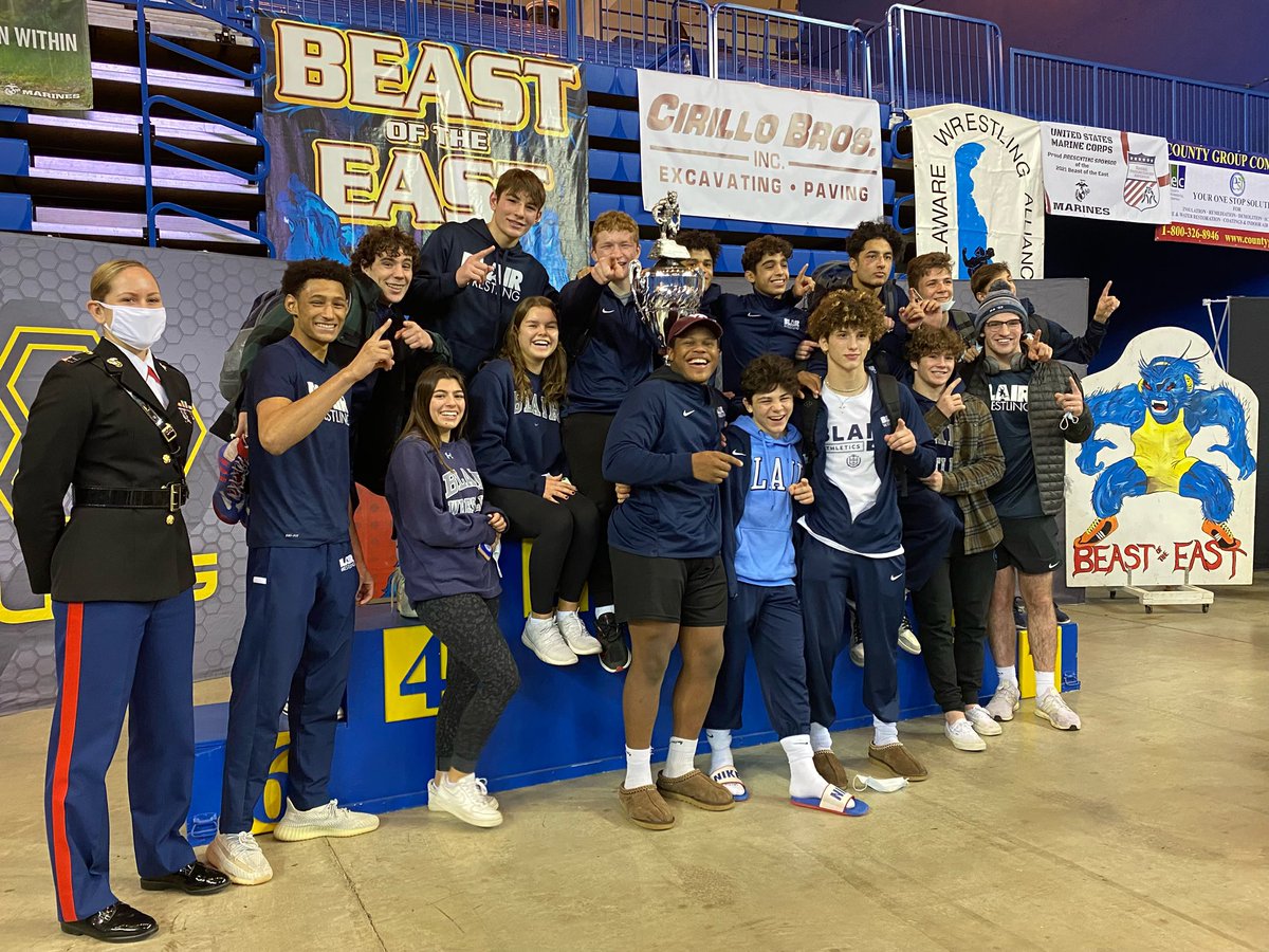 Congratulations to <a href="/Blair_Wrestling/">Blair Wrestling</a> winning the 2021 Beast of the East Tournament! #goblair #blairbucs #wrestling