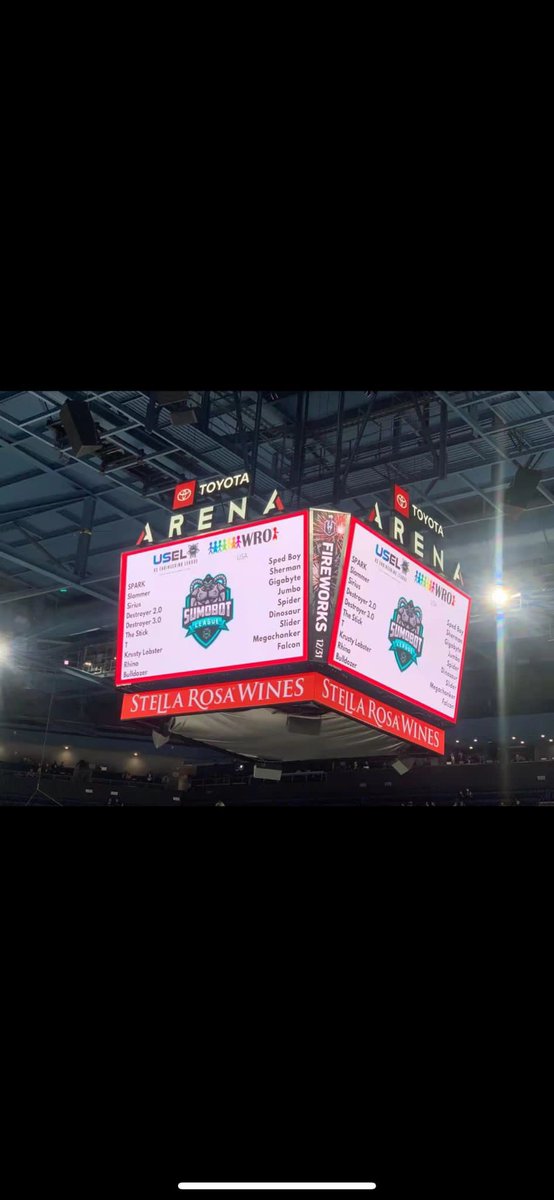 DerrickKUSEL's tweet photo. Thank You @ontarioreign and @ToyotaArena for helping put together a great event for our @WRO_USA @WROOfficial National Championships #robots #LEGO #powerbots https://t.co/Zb44rl0Yju