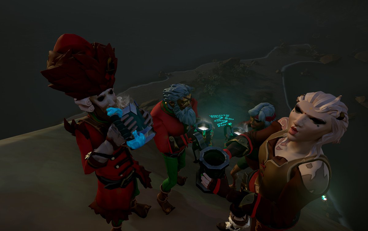 BEbethanney's tweet photo. 14 hours, 123 skulls, and priceless friends. Best served with coffee! 

@SeaOfThieves @Madrinas #SoTShot https://t.co/VDF8U3H8CL