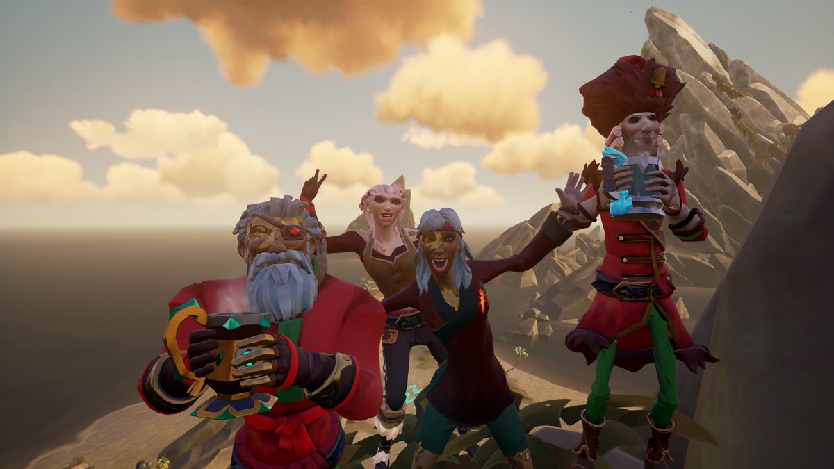 BEbethanney's tweet photo. 14 hours, 123 skulls, and priceless friends. Best served with coffee! 

@SeaOfThieves @Madrinas #SoTShot https://t.co/VDF8U3H8CL