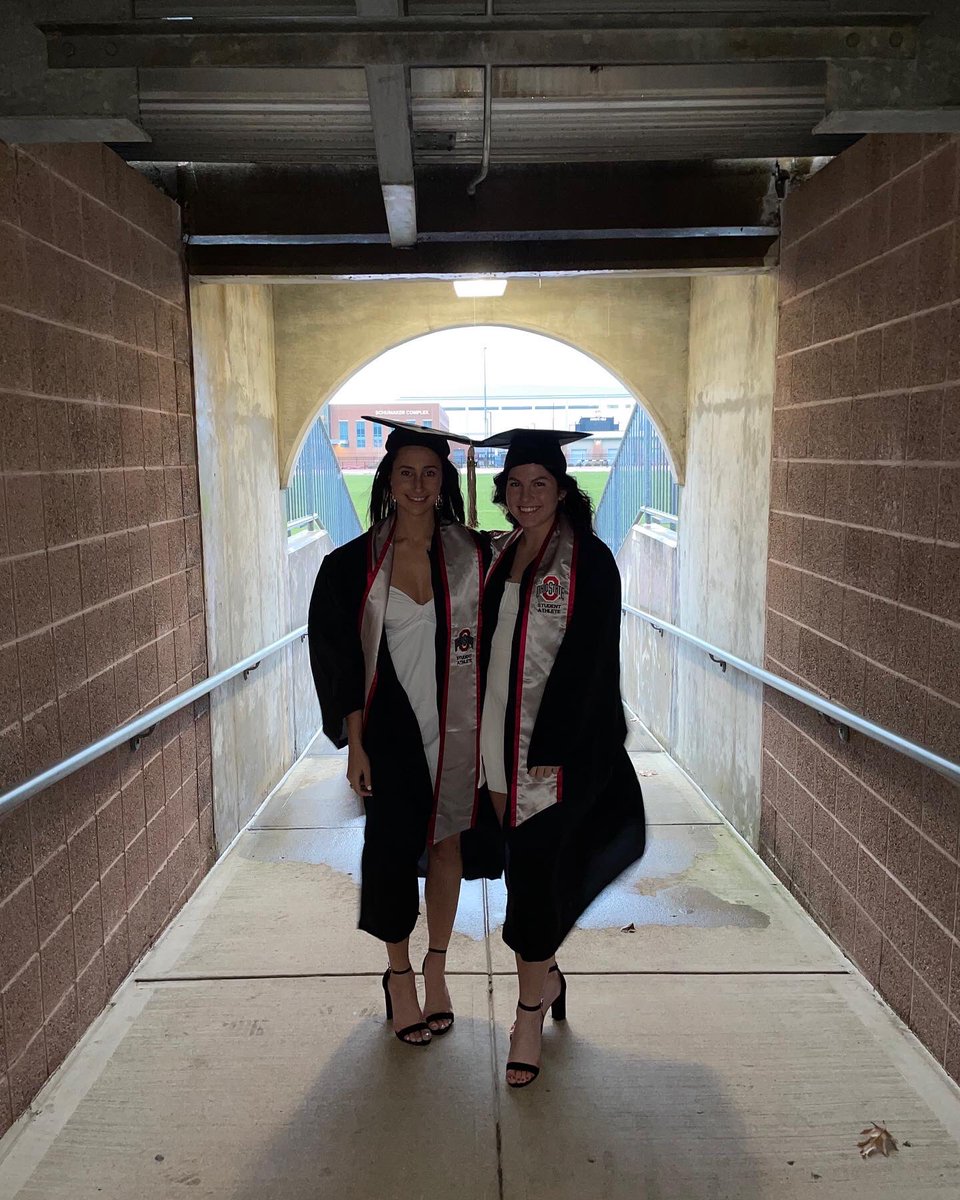 OhioStateWSOC's tweet photo. Congrats to @izzyrodriguezzz @marissabirzon and associate head coach, Brian Jankowski for earning their undergraduate and graduate degrees today!

#GoBucks https://t.co/8py3VX9kpM