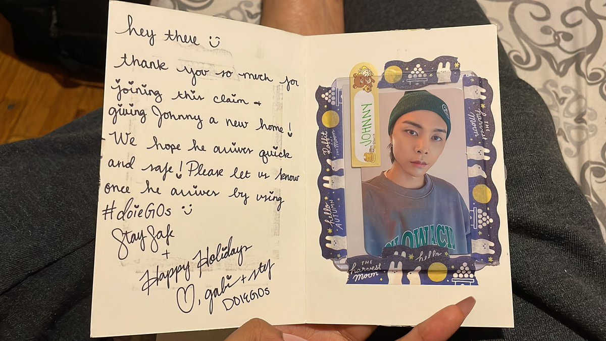 xiuminn59378731's tweet photo. Johnny arrived safely 🥰 thank you for hosting @doieGOs #doieGOs https://t.co/gj26Ea4pQs