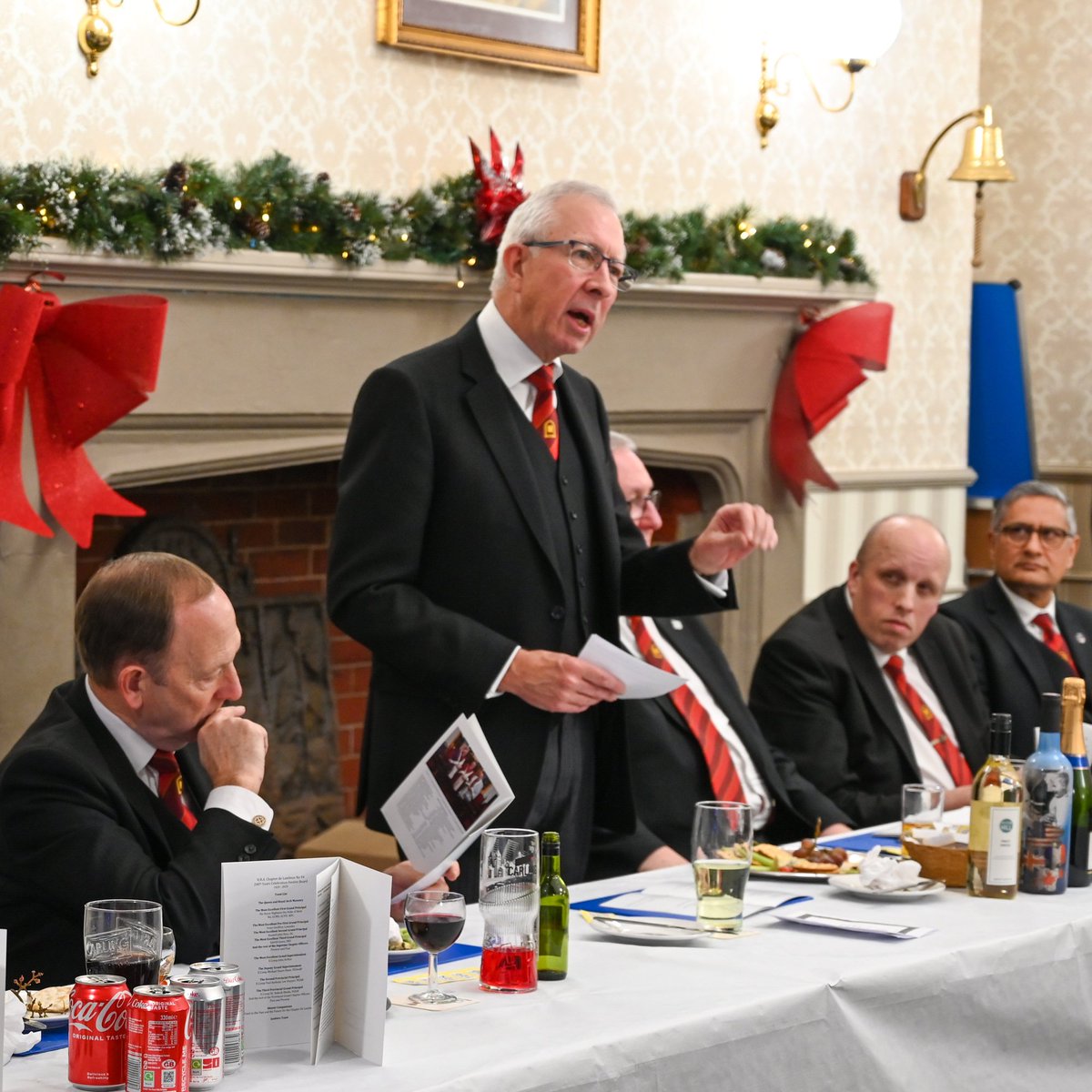 The Deputy Provincial Grand Superintendent in Charge for Durham, Michael Stuart Shaw, delivers his after dinner speech at the bicentenary celebrations at Chapter De Lambton No. 94.

(Photo by kind permission of Rod Scott.)

buff.ly/3yHRlIn

#royalarch #masonry
