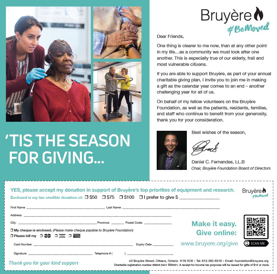 elegallaw's tweet photo. Please consider donating to Bruyere during this Holiday season.  Stay safe #bemoved https://t.co/zxQoS3C31M