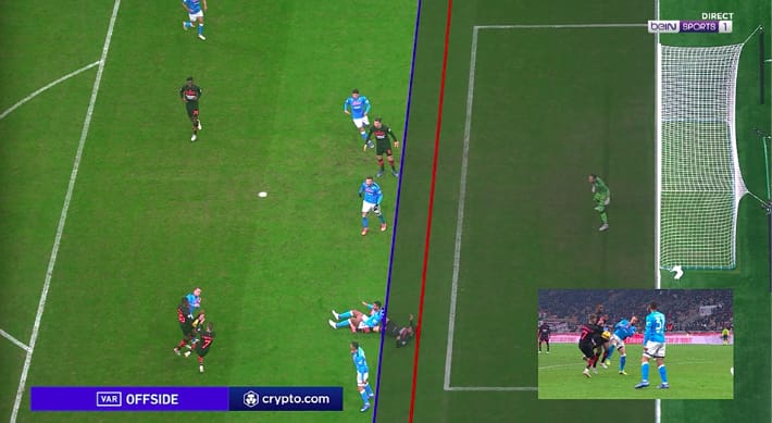 Tidur dilapangan dinilai offside