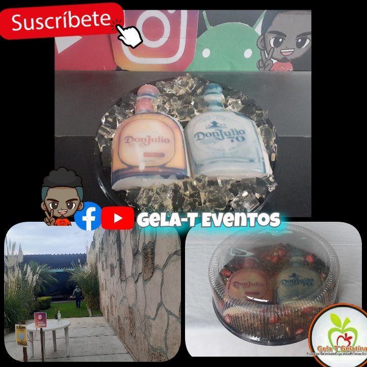 Pedido de 2 gelatinas de botella personalizadas etiqueta Don Julio decorada con cuadritos de gelatina de agua muchas gracias a Melissa por su preferencia 😁😁

Cotiza tu pedido con notros para tu evento a nuestro WhatsApp 📱33 16 38 13 24