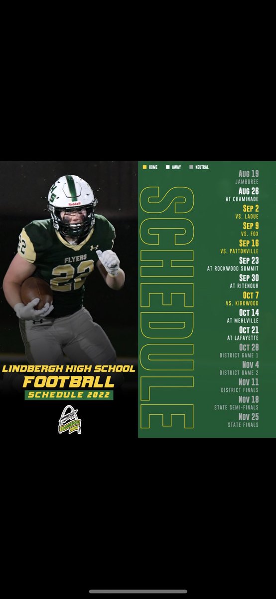 Lindbergh Football Schedule 2022 Lindberghfootball (@Footballflyers) / Twitter