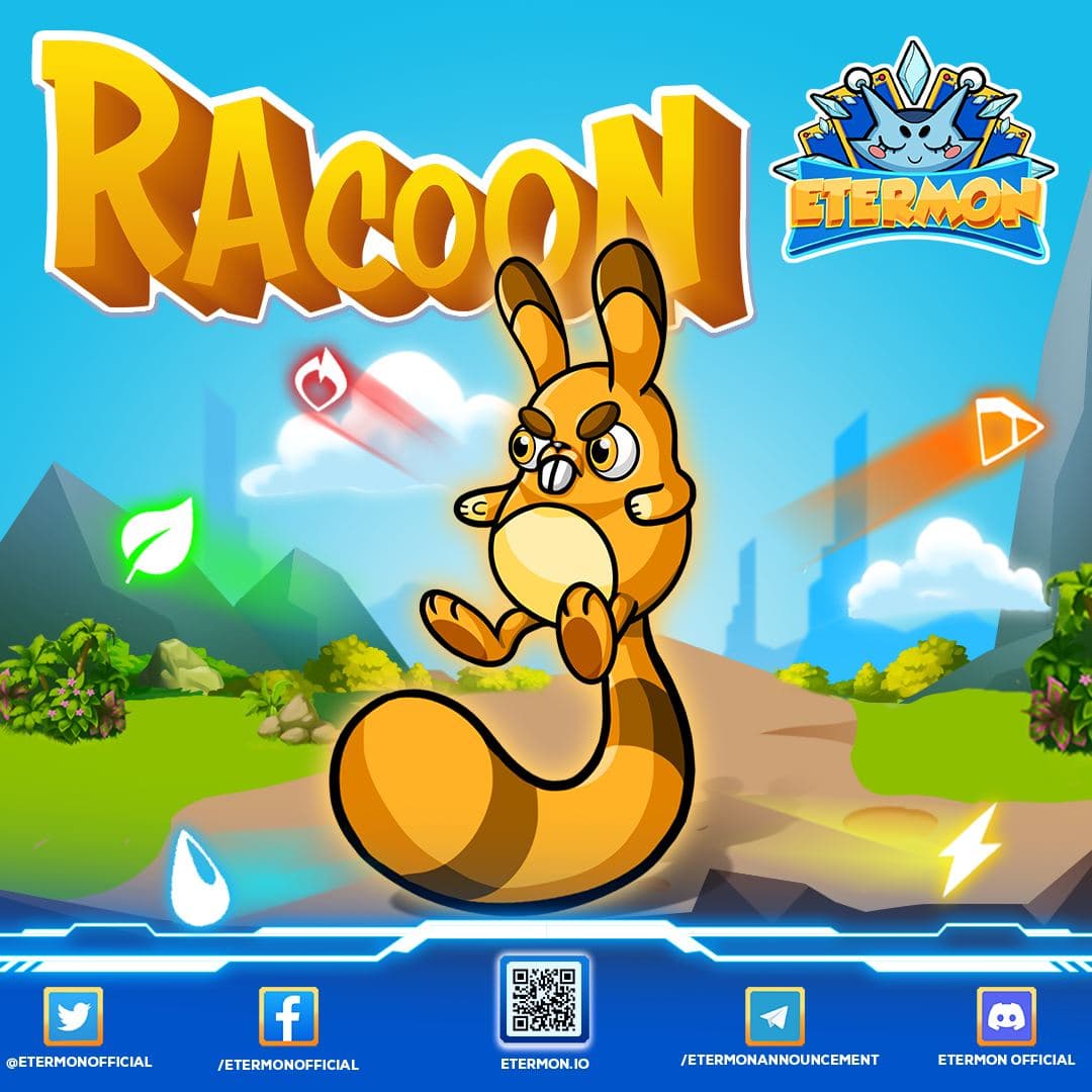 Willzitj's tweet photo. 🤓Discover the monsters in @EtermonOfficial.
🦫The #Racoon is one of the species of #Etermon that inhabits mainly Sky Island, located southeast of mainland Eternity. They have a peaceful and friendly nature.
Details:https://t.co/FCFJcuSG18
#CoinLAB https://t.co/txLdmcLefk