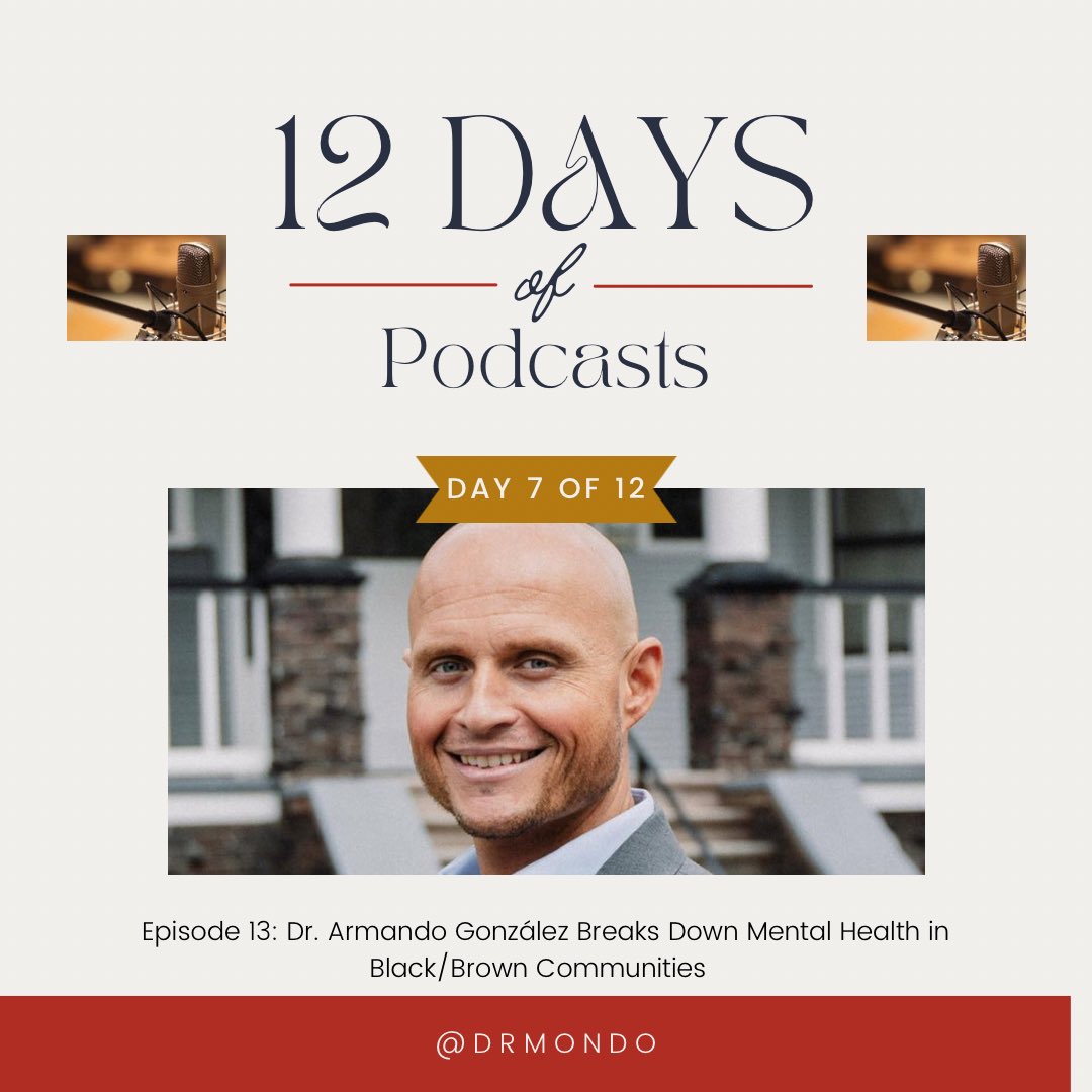 On the 7th day of podcasts, #ComininHot gave to you, a healthy conversation about mental health. Earlier this year, <a href="/drmondo/">DrMondo</a> joined <a href="/ChefCec/">Cecil L Rhodes II</a> to talk about ending the mental health stigma in Black and Brown communities. (EPISODE 13)

Listen Here: player.captivate.fm/episode/ac3c87…