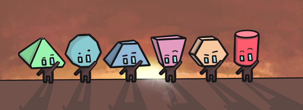polyballdao's tweet photo. Today, we are excited to introduce our current group members and their responsibilities!!

Poly_A: Founder, product manager 
Poly_D: Co-founder, NFT developer 
Poly_S: Co-founder, software engineer
Poly_Y: Software engineer
Poly_W: Editor, producer
Poly_J: Artist https://t.co/TYpBTKBaju