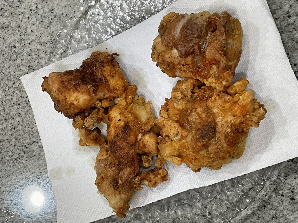 coachbenalbert's tweet photo. This is usually the off season for the #MasterOfMayhem but considering my status of being in limbo I thought it would be a good time to teach the young buck how to fry chicken! #NeverTrustASkinnyCook https://t.co/MKVHcWdhJe