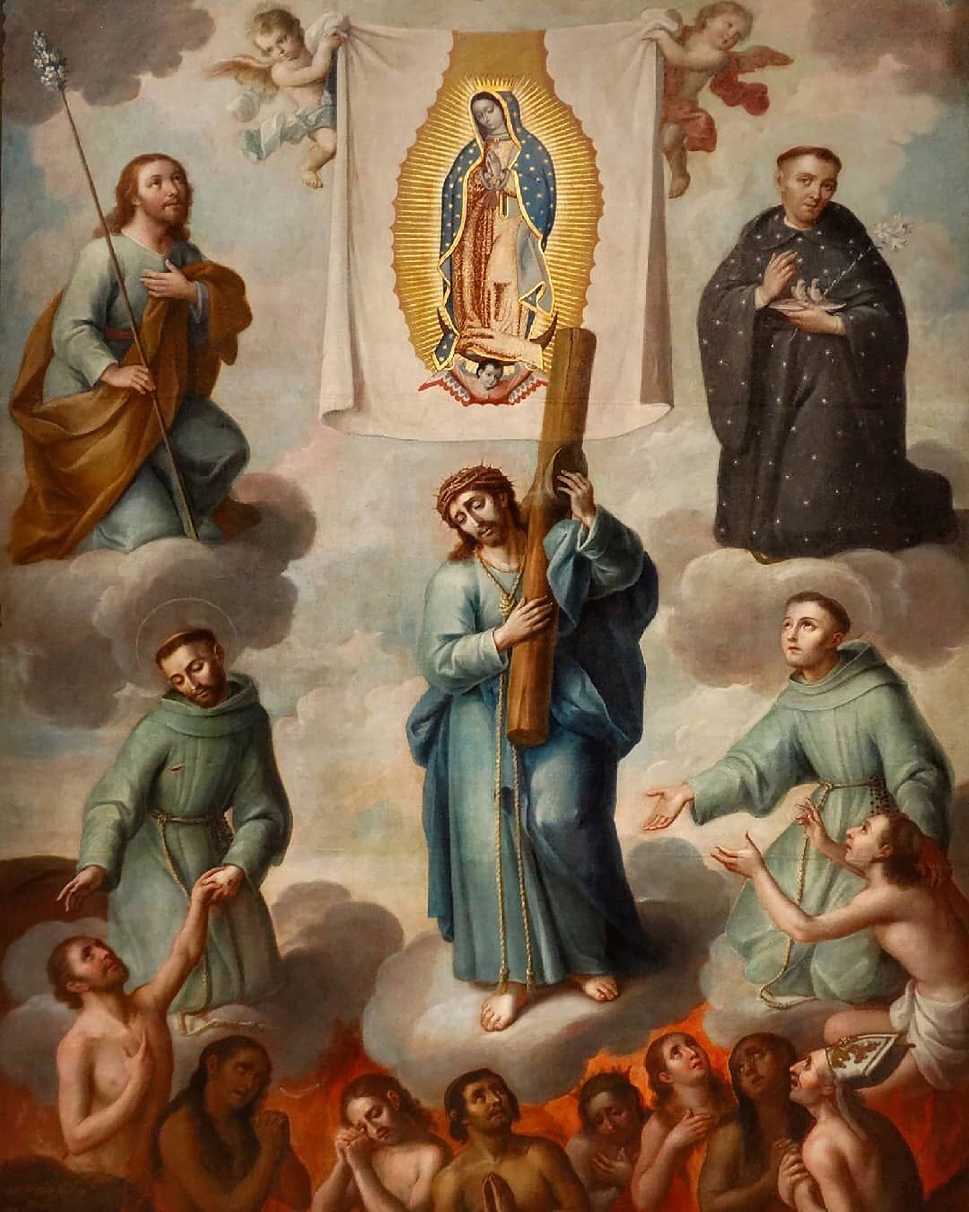 Jesus Cristo e Nossa Senhora de Guadalupe