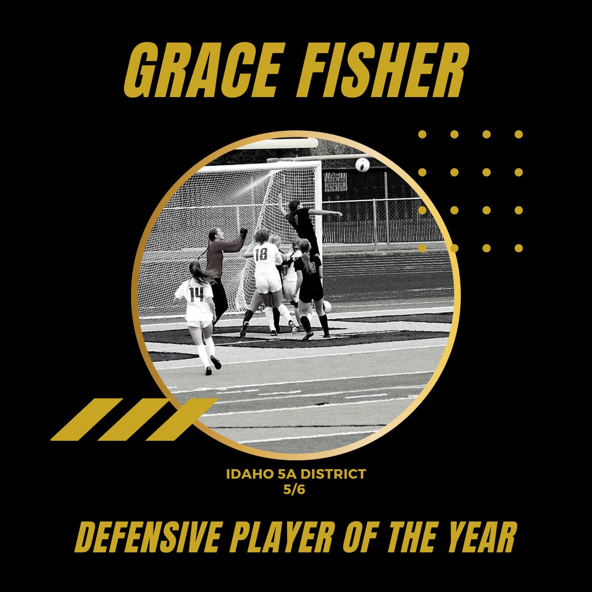 GraceSkyeFisher's tweet photo. This should be a team award. Stingiest defense in Highland High School history .  #cleansheets https://t.co/WAaw9DGtwt