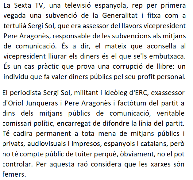 ramoncotarelo's tweet photo. Això sobre el comissari polític Sergi Sol es troba al meu llibre sobre la llibertat d'expressió a Catalunya:

https://t.co/tCBMJ8nJDW https://t.co/xeVT1H915H