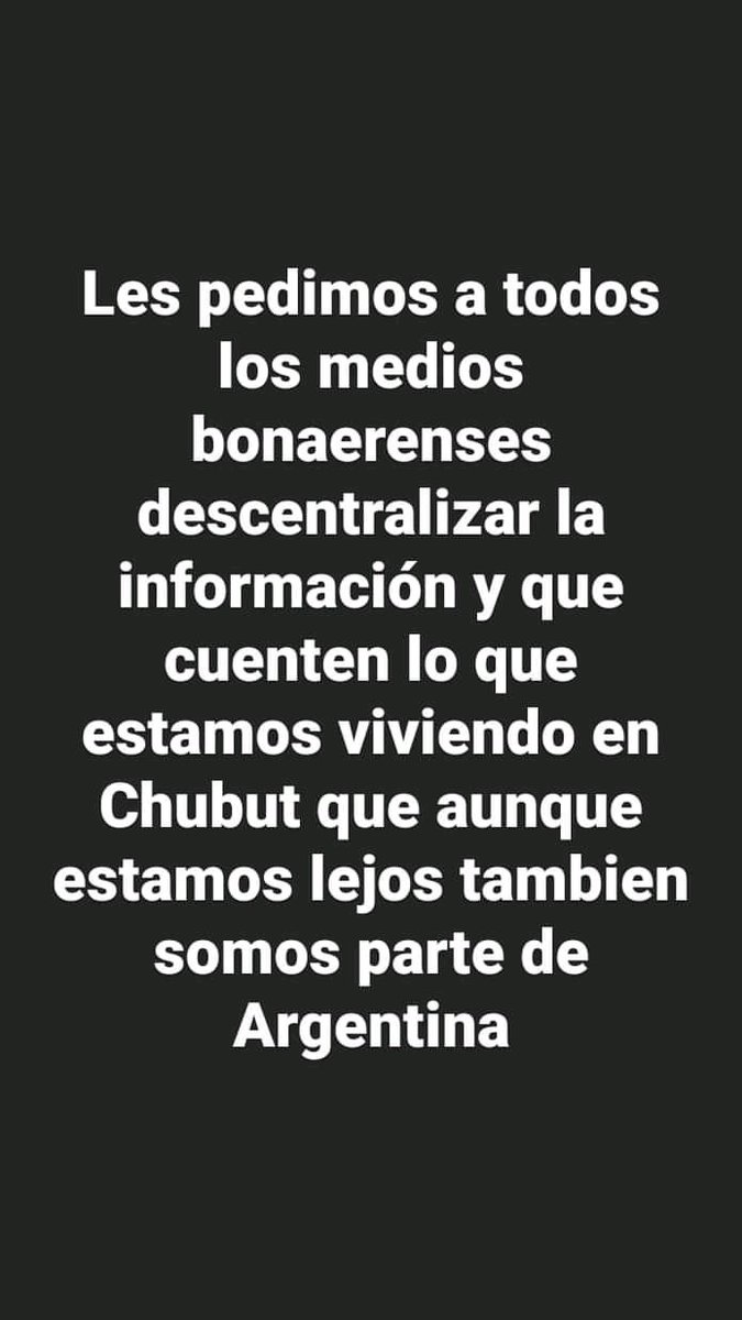 Clarita1980_'s tweet photo. @C5N @todonoticias @AmericaTV @telefenoticias @CronicaTV #Chubut #ChubutEnLlamas #ChubutSinMineria https://t.co/Qzv11MKY3V