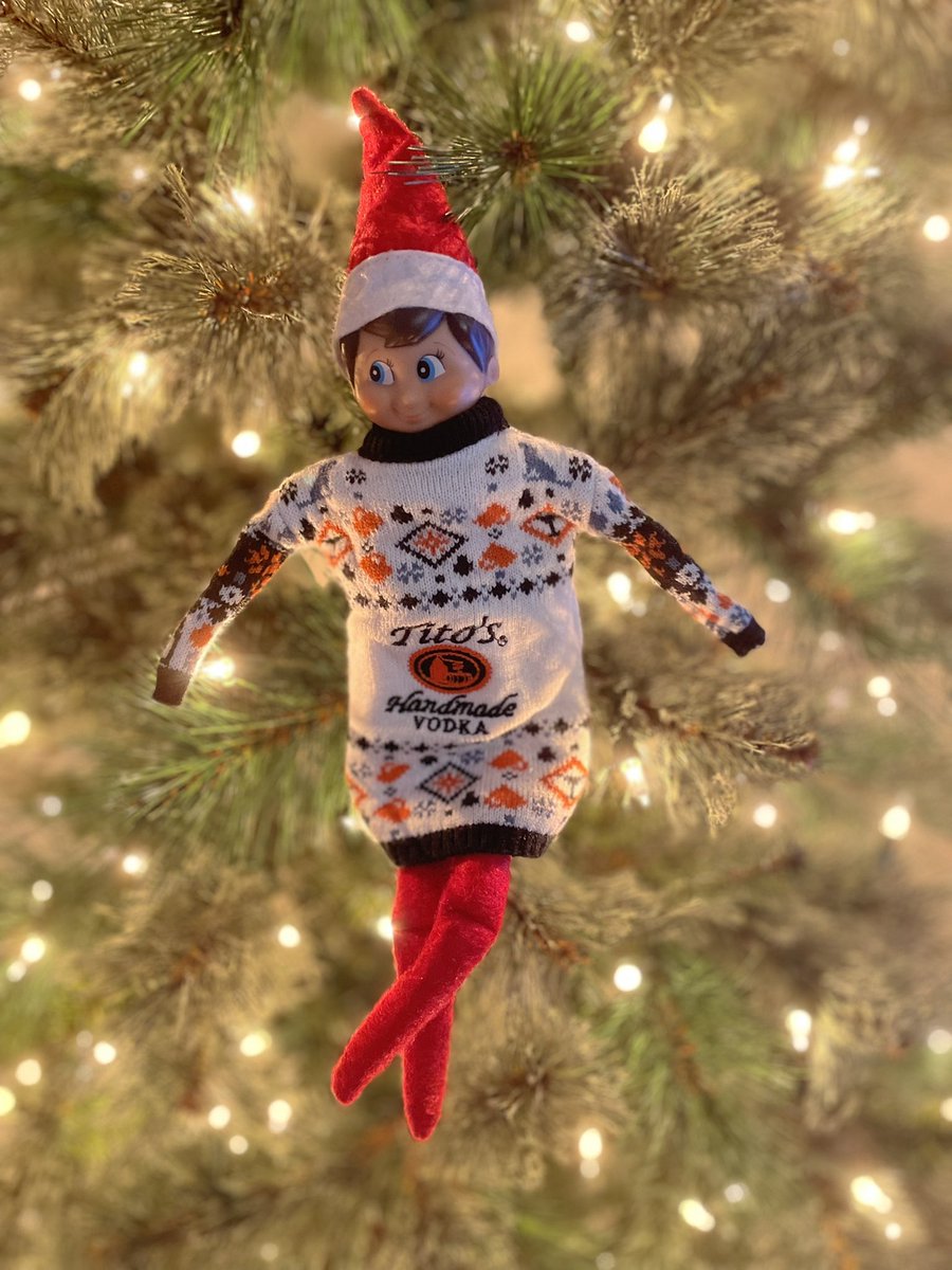 hunterpgh's tweet photo. Jack has been #naughty and #nice 🎄🎄 @TitosVodka #elfonashelf https://t.co/AJXbwA2RLs