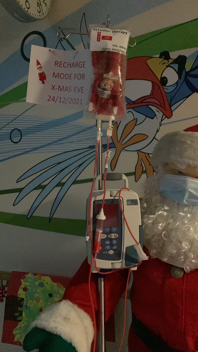 #elfontheshelf #paediatriconcology #paediatricnurse #funforkids #elfontheshelf2021 Nurse on duty prepping a surprise for tomorrow. 😊