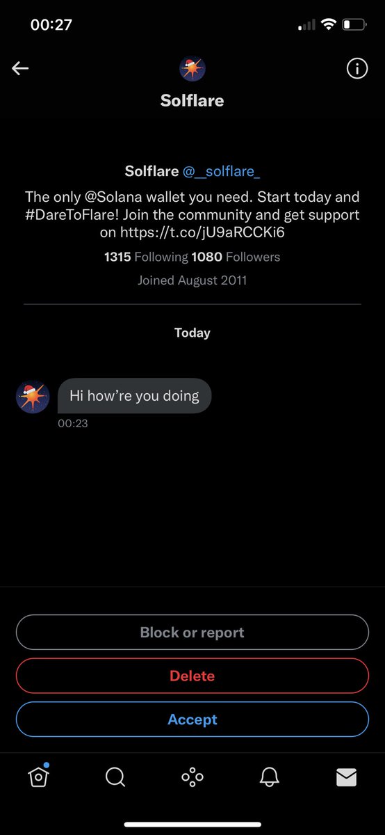 You do a post where 32 $SOL are shown in your wallet and soon the Scamers arrive in your dms like pigeons who saw some bread on the floor 😂😂 #nfts #crypto #nft #solana #avax