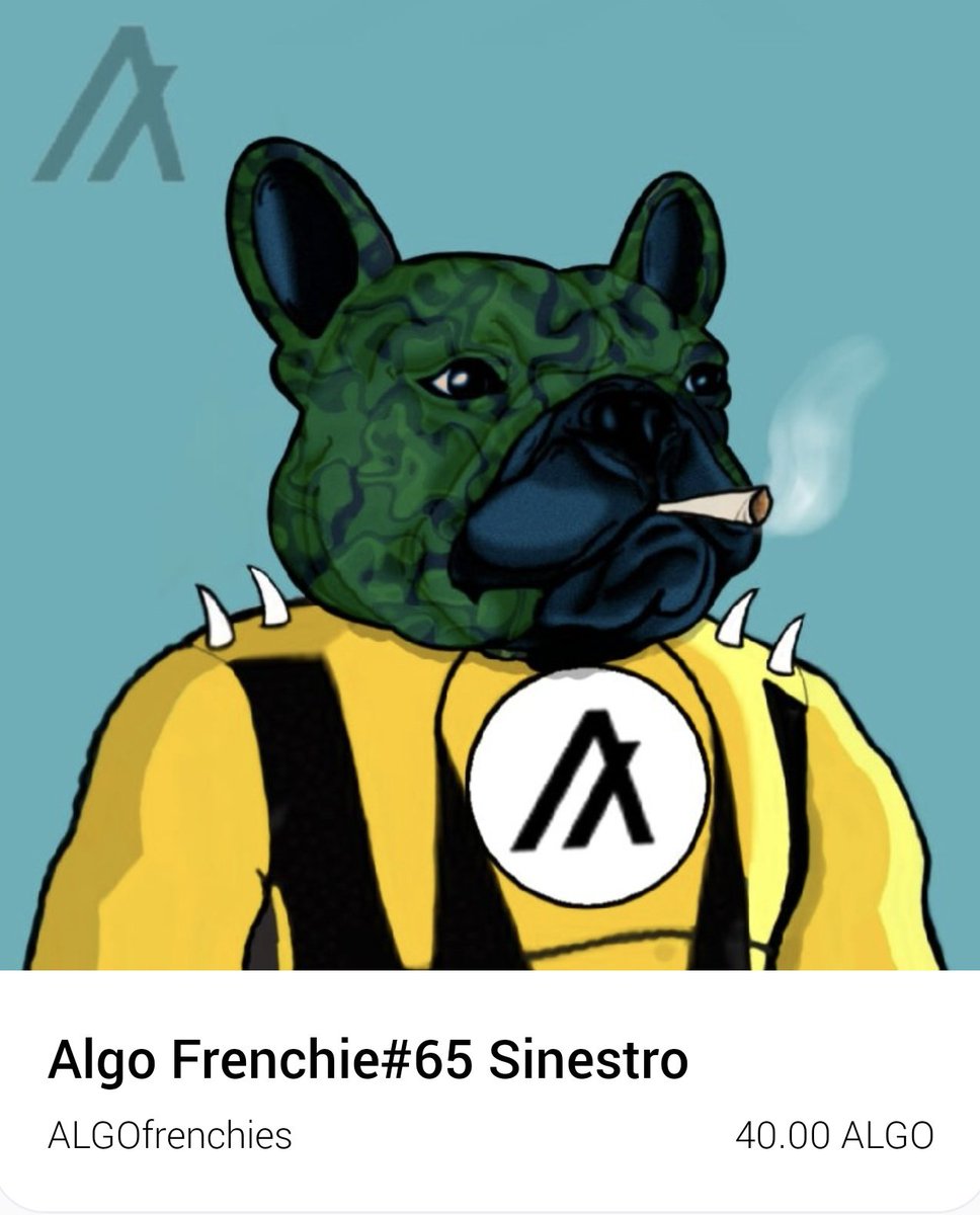 AlgoFrenchies's tweet photo. Shiny Buddy has found a new home but don't worry guys these cuties are still available 🐾💕

#algorand 
https://t.co/GjBbhEgGOV https://t.co/hIVLH3EaA2