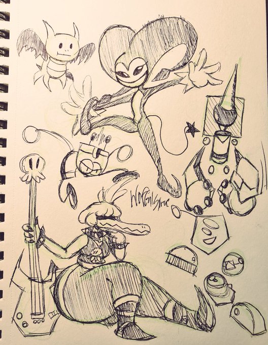 OC Doodles

(Snapjaw <wow!>, Mag, Jozer, Rombul, Penta, Dergin) 