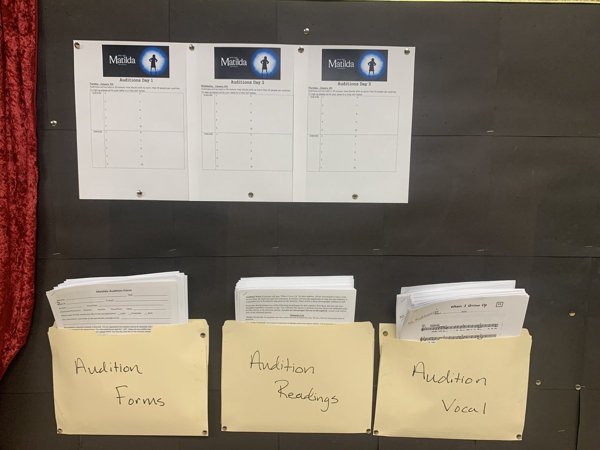 This spring we return to doing a full musical with Matilda! Audition materials are available on the theater board across from the main office. We’re in love with the music and message of this show! Come see what Kennedy Theater is all about!