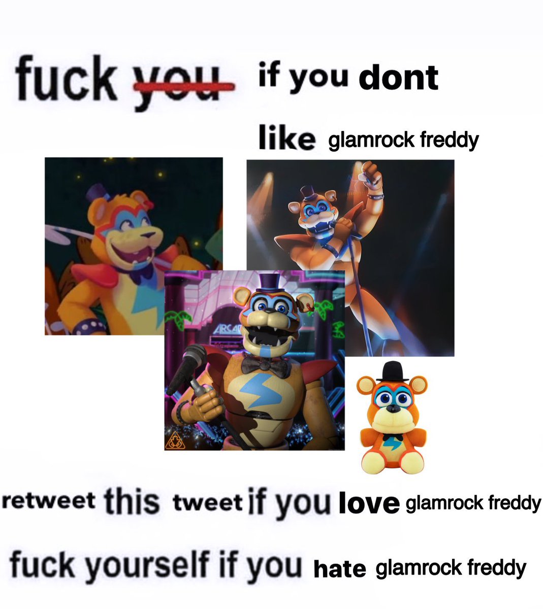 haeIub's tweet photo. TE AMO GLAMROCK FREDDY https://t.co/TbzLW2j2R1
