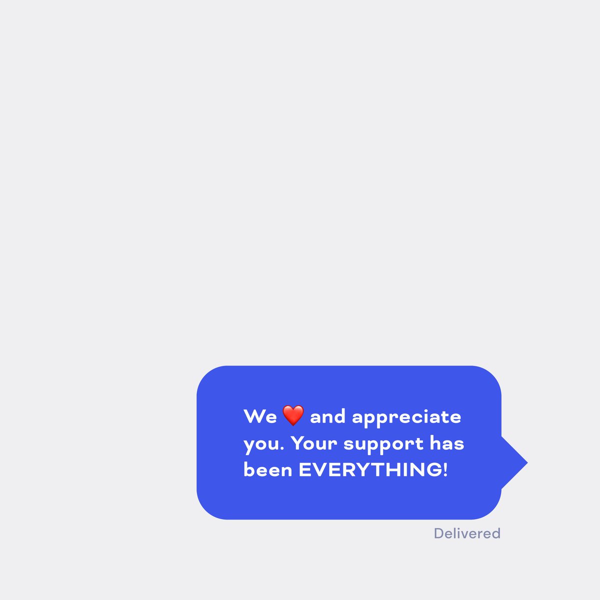 Pst. Check ya phone. 🤳

We are officially closed for the Holidays! We just wanted to thank you so much for your love and support this year. We are beyond grateful. Stay safe and hold your family close this Christmas! Happy Holidays and see you in 2022! ❤