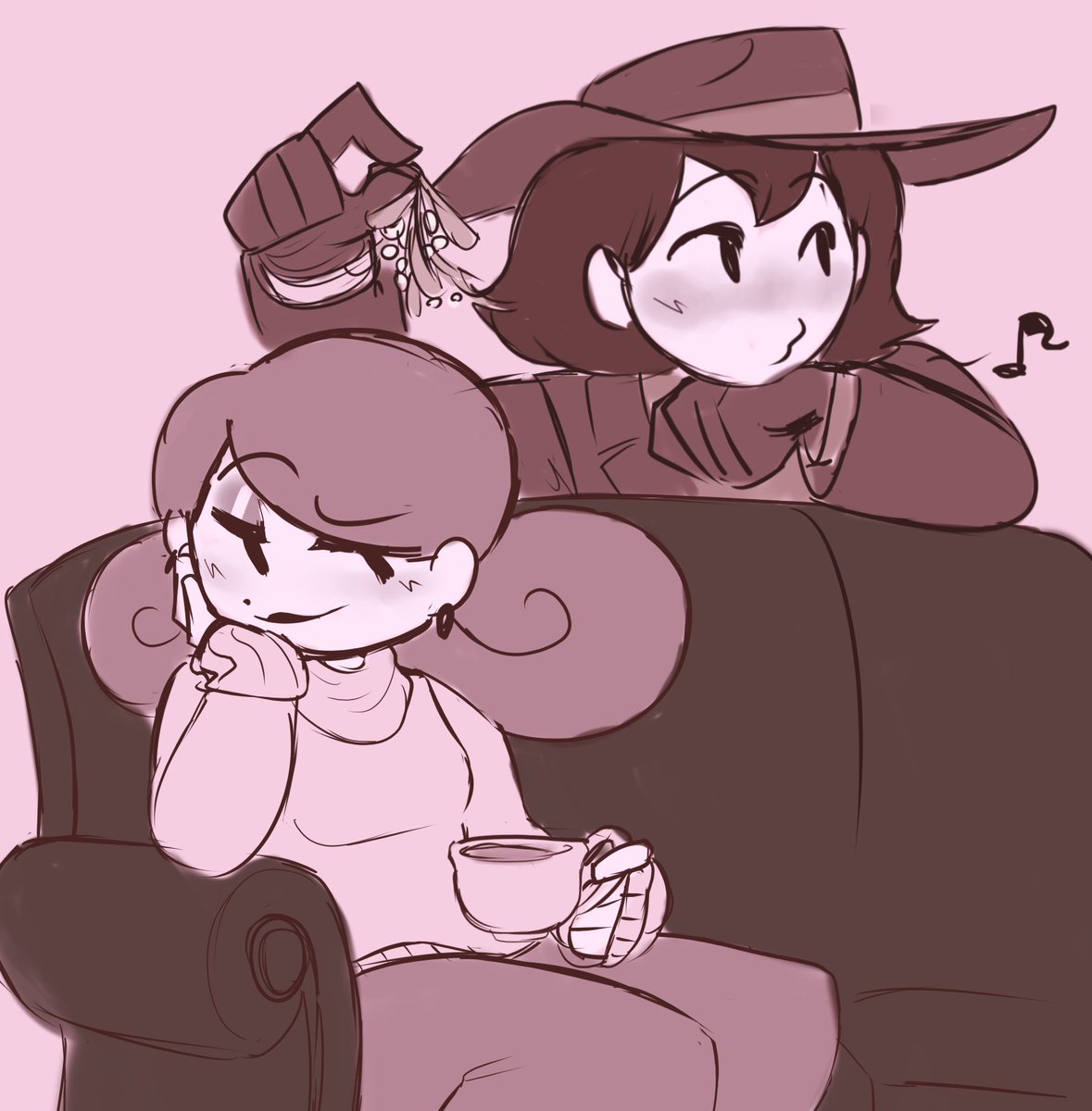 MsDirector_game's tweet photo. some Festive doodles https://t.co/4cKkeC8Piw