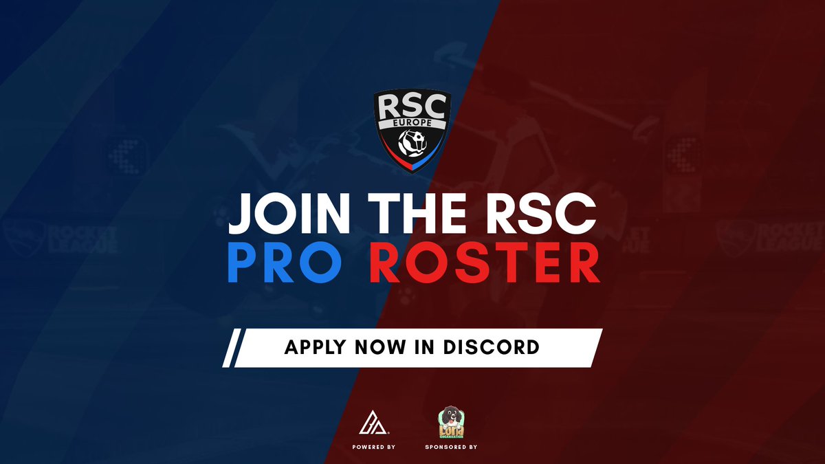 RSC_EU's tweet image. The RSC is going pro ⚽️ 

We are putting together an RSC team to compete in the #RLCS! 🌍 

And the roster announcement is just around the corner… 

Keep yourself locked in to our socials to see who makes the cut 👀 

twitlonger.com/show/n_1srtfqt