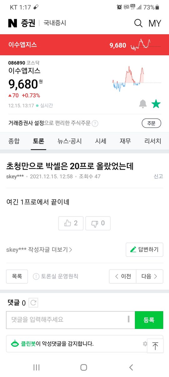 higoo90's tweet photo. @Jaemyung_Lee @patriamea
이재명대선후보님!
저는 이수앱지스를 10년간투자 5년간후보님께 신고하고하는데도
저렇게 겁없이 행동하는거에 놀라지 않을수 없습니다!
어떻게 거짓인게 주가조작하는게 뻔히 보이는데도 신고를 하고 있다는것을
알면서도 어떻게 계속 눈에보이게 주가를 조작할수있는지! https://t.co/Mcm1Bcg6xp