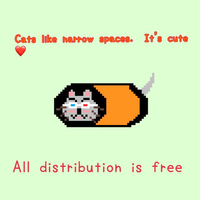 nyomoXP's tweet photo. #Giveaway   🎁

We distribute it for free.  I'm drawing a pixel art of a big Buddha and a cat.  All are free.  Please participate more and more.

✅DM→ Address and title
✅ Follow&amp;RT→ Free
✅ Let's spread it to everyone!

If there is no title, NLN will select and distribute it. https://t.co/8QaL0pnZfW