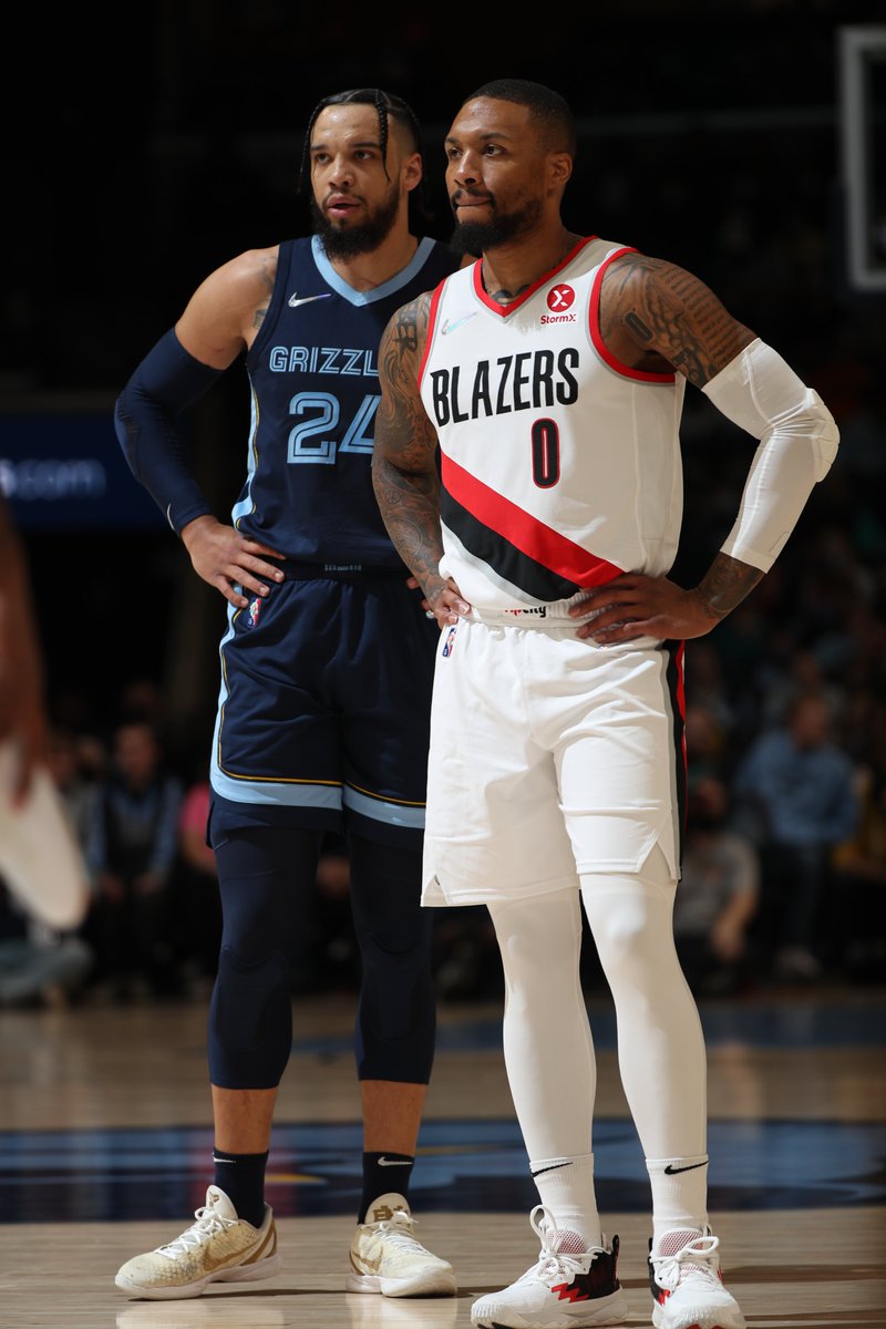 NBA's tweet photo. Dame: 21 PTS
Brooks: 15 PTS

@trailblazers and @memgrizz separated by 1 point at the break on NBA League Pass... Watch second half action here: https://t.co/V0kkYEn6W6 https://t.co/d032Yu0tYP