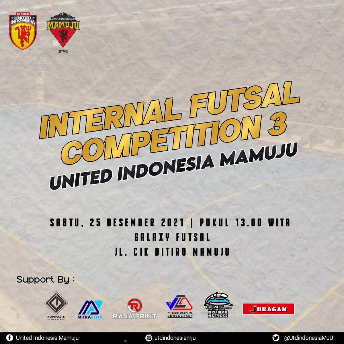 Internal Futsal Competition 3 United Indonesia Mamuju