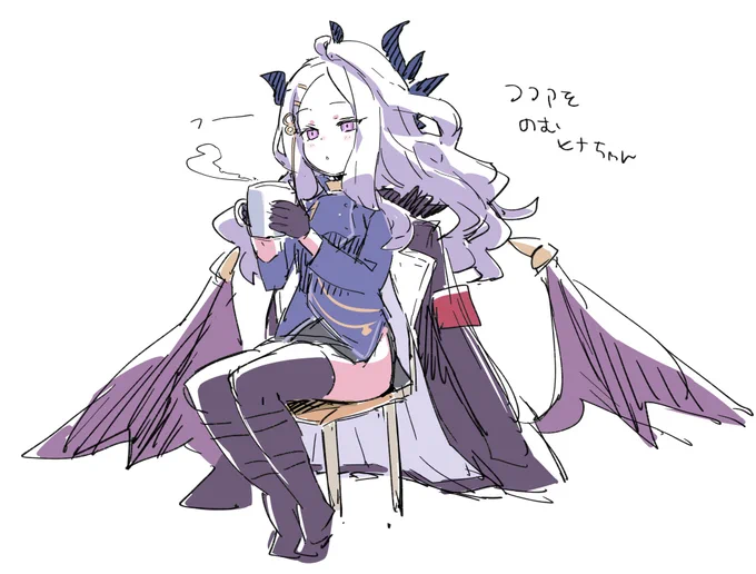 最近ヒナちゃんばっかり描いてた