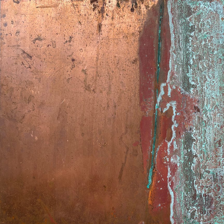 AnneRossArt's tweet photo. These three are headed to a new home today. Thank you, Cafe Cruz 😊 #oxidization #oxidizedcopper #patina
#art #artist #abstract #abstractart #contemporaryart #contemporaryartist https://t.co/JqmDNgQGFa