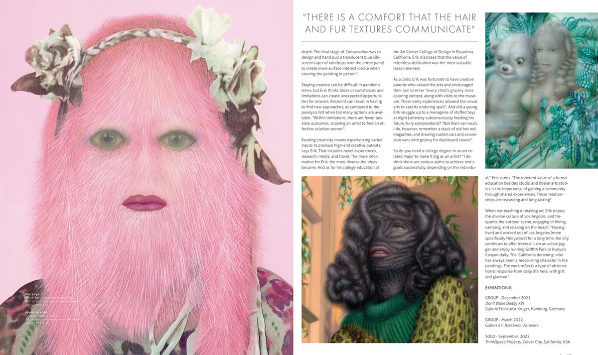 Big thanks to Beautiful Bizarre Magazine for the new interview. Issue 35 is now available at buff.ly/3DiHutz <a href="/BeautifulBzarre/">Beautiful Bizarre Magazine</a> 
#painting #contemporaryart #art #beautifulbizarre