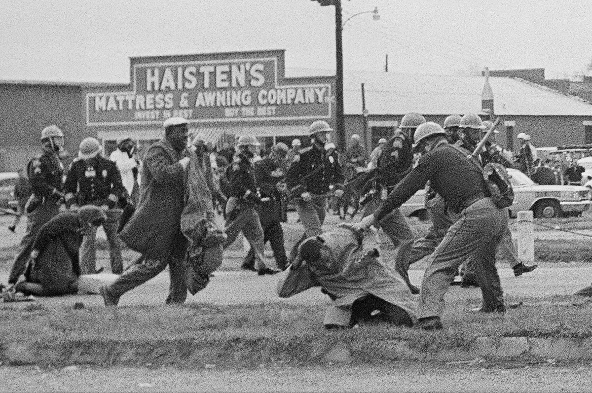 RepTerriSewell's tweet photo. John Lewis didn’t get bludgeoned on a bridge in my hometown 56 years ago so that our Senators could sit idly by as state after state moves to roll back the right to vote.

Enough of the talk. Pass the John R. Lewis Voting Rights Advancement Act and pass it NOW. https://t.co/sEUEzDFC6s