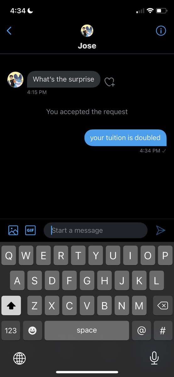 didn’t say it’d be a good surprise, get fucked