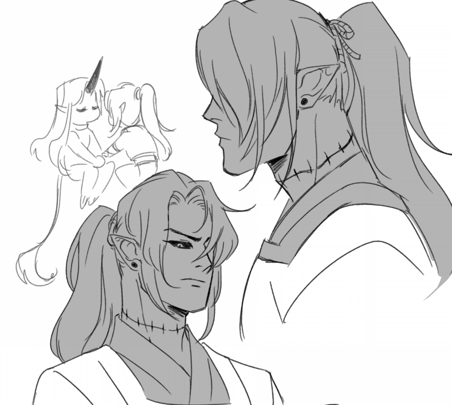 Sketch page for Viv! @solusbane 