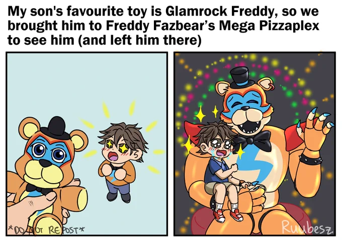 I was never really into FNAF, but the new FNAF game looks amazing! I already love Glamrock Freddy, he's a precious boi!!!
(No spoilers pls)

Also, that Monty Gator guy needs to chill
#fnafsecuritybreach #FNAF 