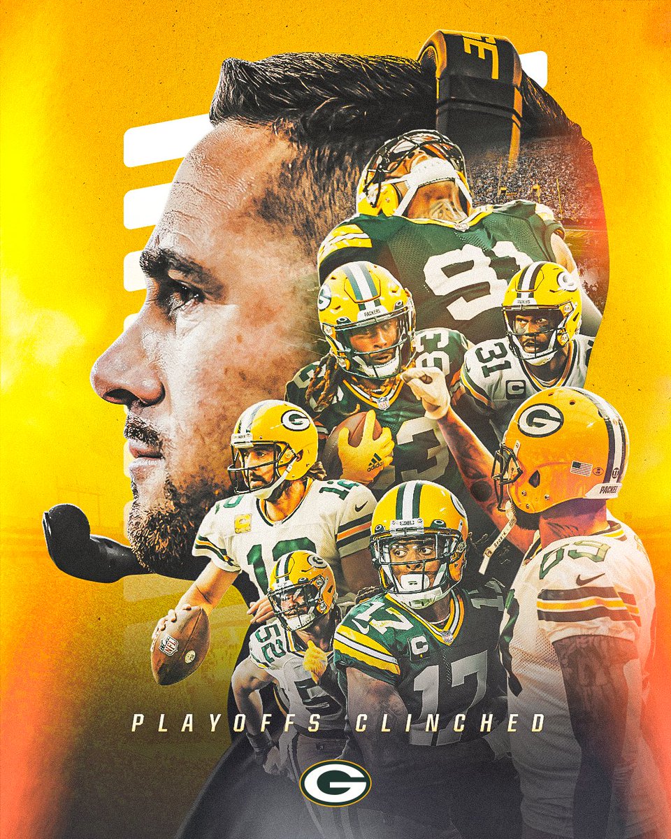 Three straight trips to the playoffs under Head Coach Matt LaFleur.

#GoPackGo