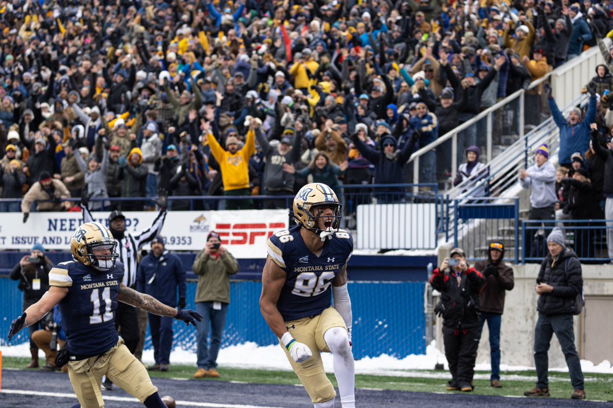 MSUBobcats_FB's tweet photo. Playmakers making plays on the biggest stage! 

#BobcatBuilt https://t.co/hricfnYwbh