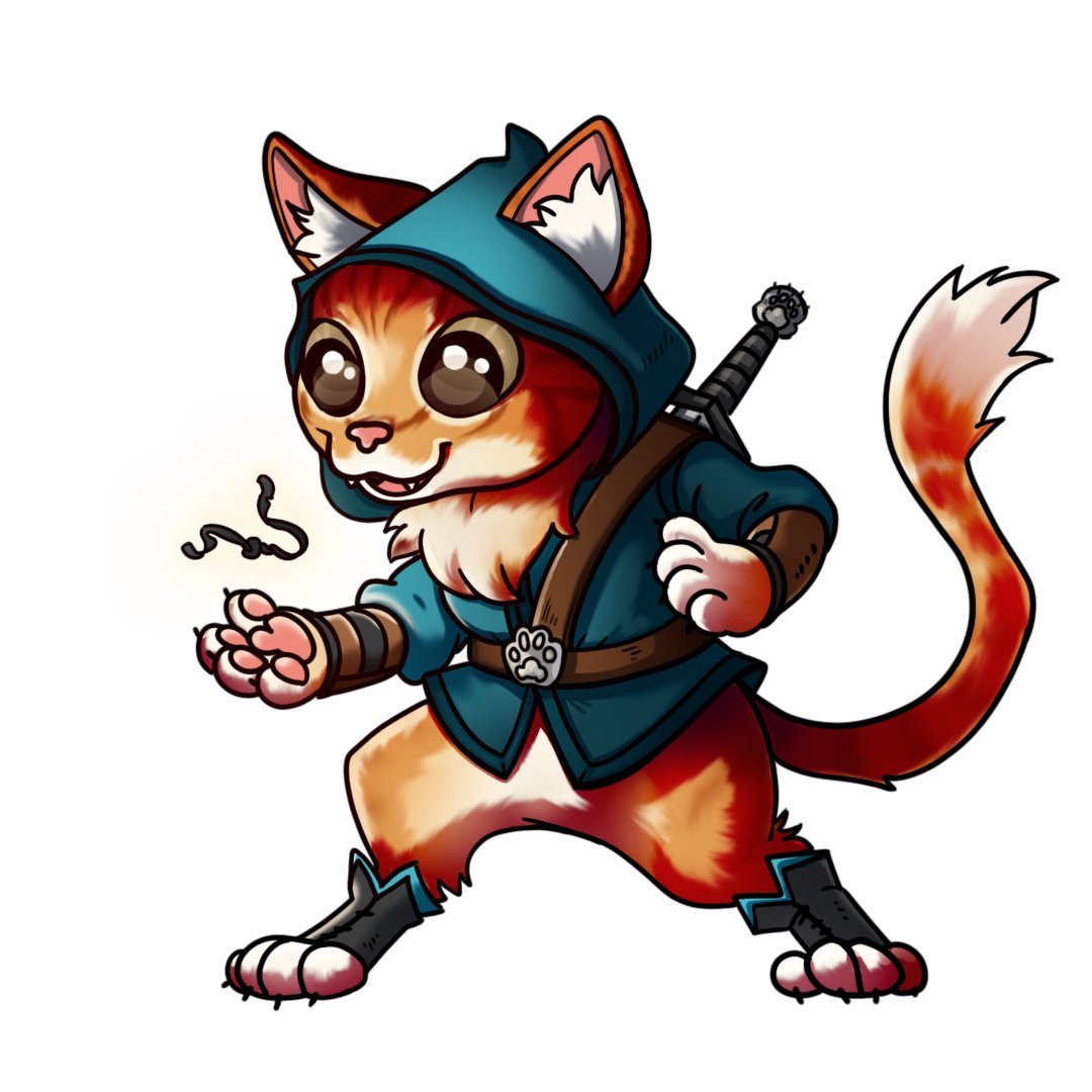 mintlicker's tweet photo. A birthday gift for a friend from earlier this year :> #furry   #dndart https://t.co/1Z2u0TAufd