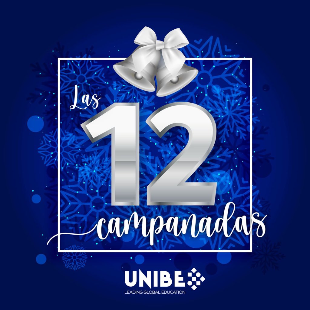 🎄¡Queremos que nos acompañes durante estos días de diciembre, en los cuales estaremos recordando #Las12CampanadasUNIBE, acontecimientos que llenaron de grandes retos y logros nuestra Universidad a lo largo de este año 2021. #UNIBE