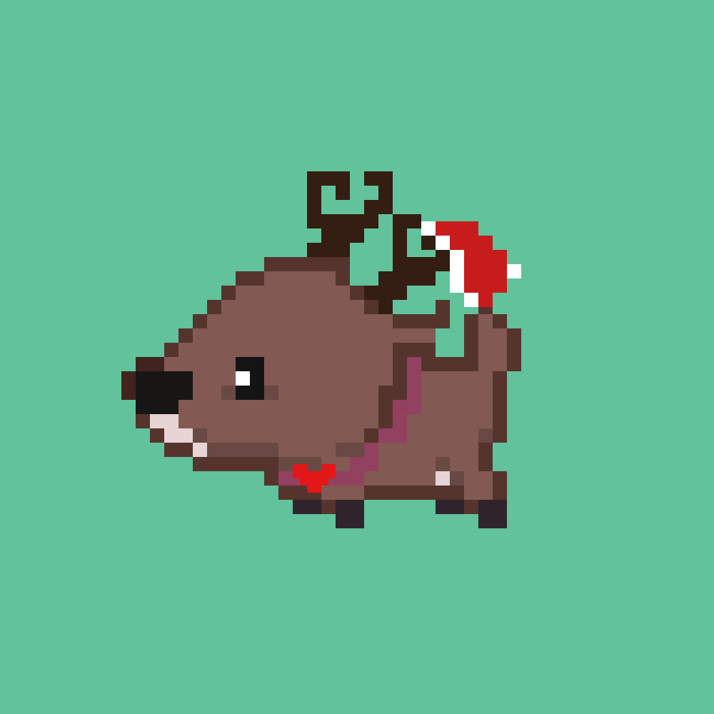 because_it_made's tweet photo. What do you think about the 
Small Reindeers? 🤩🔥

#NFTCommmunity
#NFT  #NFTshill #nftcollectors #NFTartists #pixelart https://t.co/KG9DaL5oF4