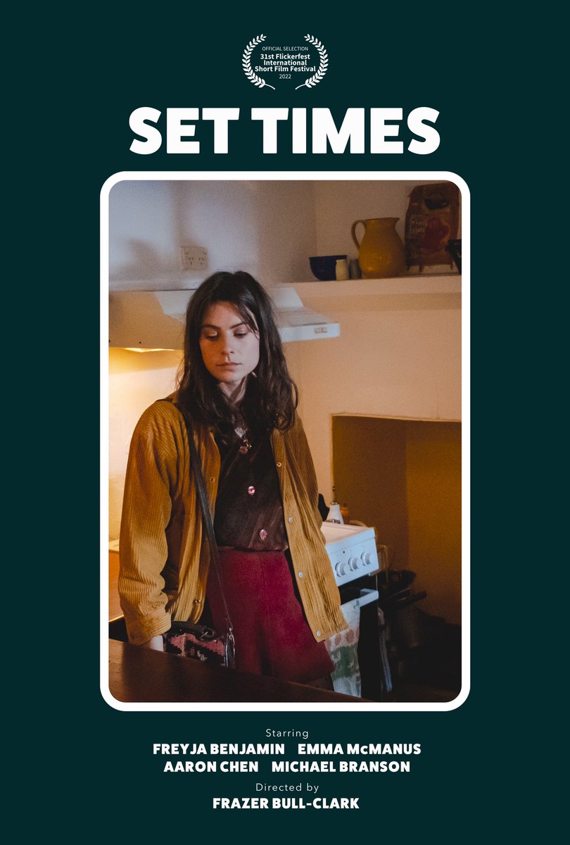 Frazer (@fpbccc) on Twitter photo Excited to announce that SET TIMES, a short film I directed and co-wrote will have its world premiere at <a href="/Flickerfest/">Flickerfest</a> in the Australian competition. Huge thanks to the amazing cast and crew for all the hard work they put in 🛠🎥 Excited to announce that SET TIMES, a short film I directed and co-wrote will have its world premiere at <a href="/Flickerfest/">Flickerfest</a> in the Australian competition. Huge thanks to the amazing cast and crew for all the hard work they put in 🛠🎥
